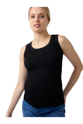 Women's Maternity Seamless Fitted RibTank, Sizes S-XXL