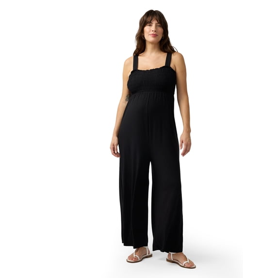 Ingrid & Isabel For Every Belly Maternity Smocked Jumpsuit, Size S-XXL