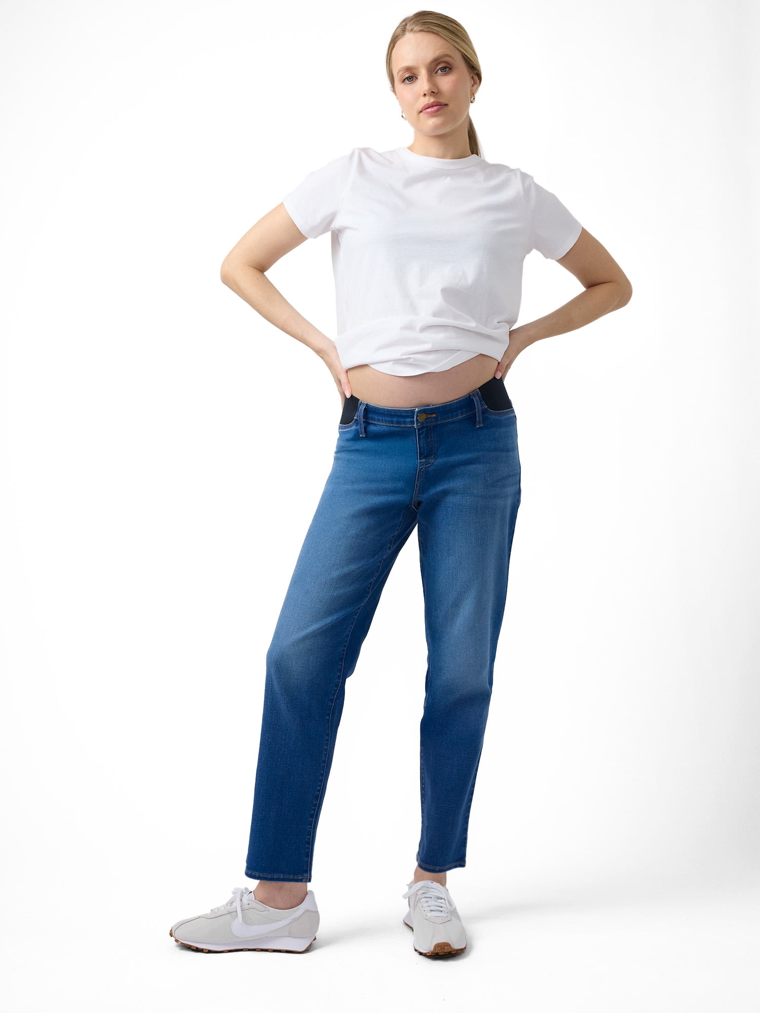 Ingrid & Isabel For Every Belly Women's Maternity Straight Jeans, Sizes XS-XXL