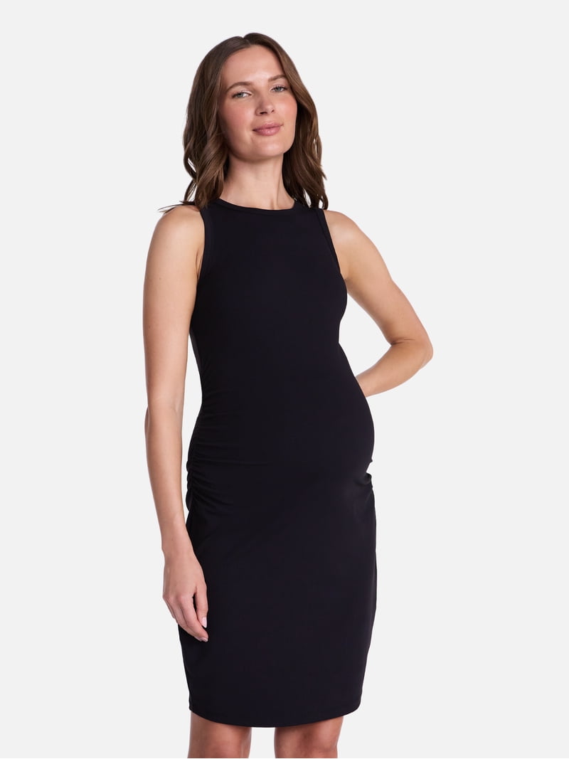 bodycon dress belly Ingrid & Isabel For Every Women's Maternity Tank Dress, Sizes S-XXL Size:Customize Size iridescent prom dresses Zara Blue Dresses for