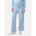 thumbnail image 1 of Ingrid & Isabel For Every Belly Women's Maternity Wide Leg Knit Pants, Sizes S-XXL, 1 of 8