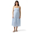 thumbnail image 1 of Ingrid & Isabel For Every Belly Women's Maternity Woven Button Front Dress, Sizes S-XXL, 1 of 8