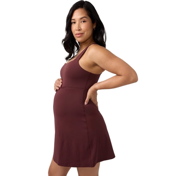 Ingrid & Isabel For Every Belly Women's Maternity Racerback Active Dress, Sizes S-XXL