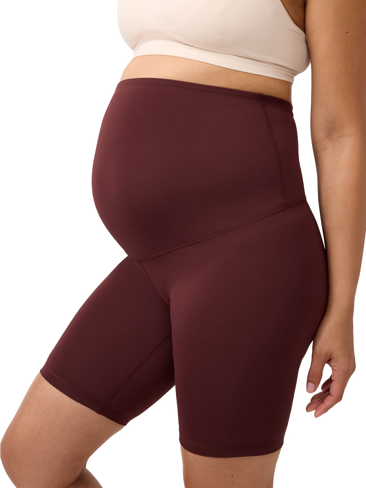 Ingrid & Isabel For Every Belly Women's Maternity Bike Shorts, Sizes S-XXL