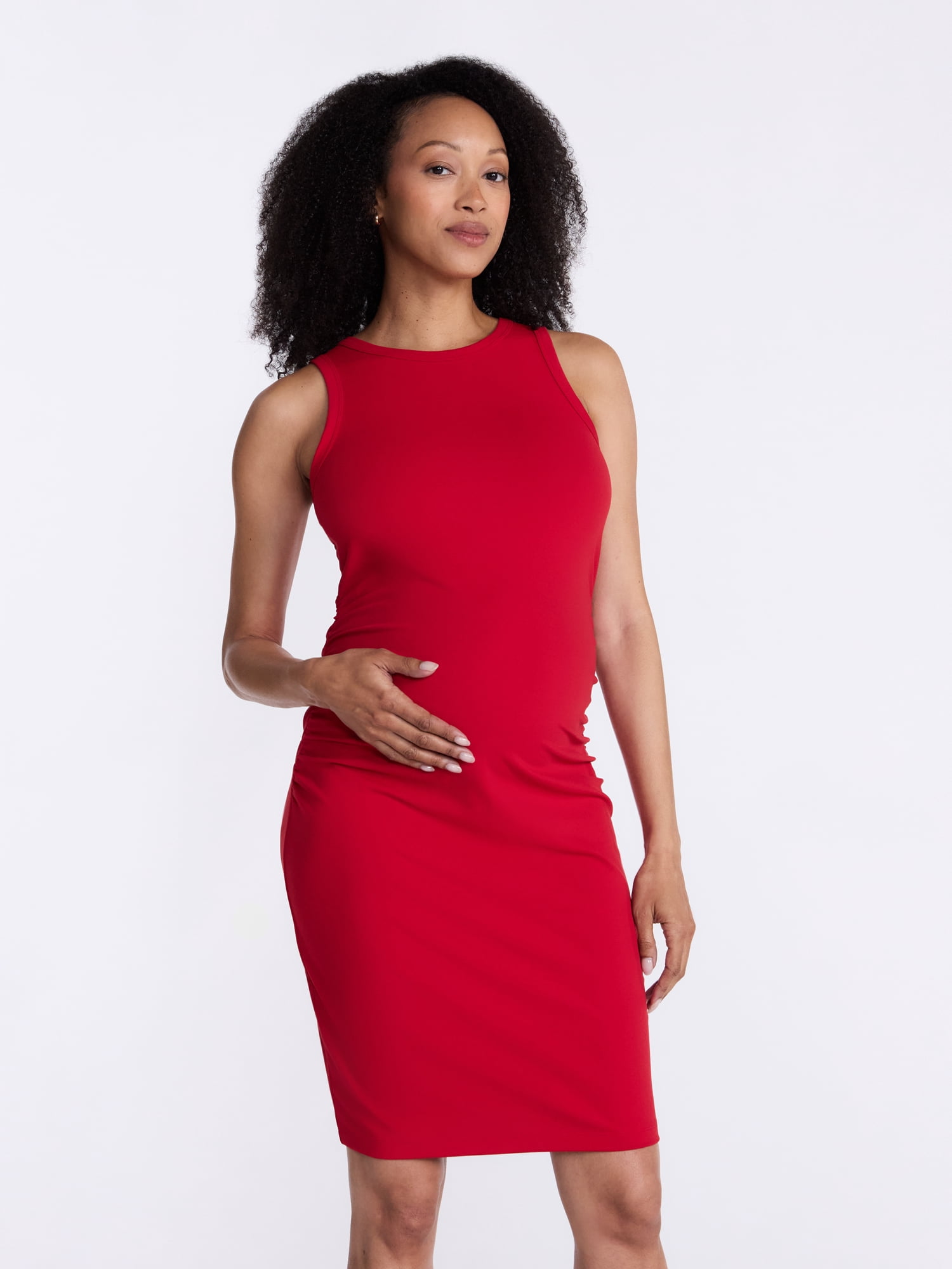 Ingrid & Isabel For Every Belly Women's Maternity Tank Bodycon Dress, Sizes S-XXL
