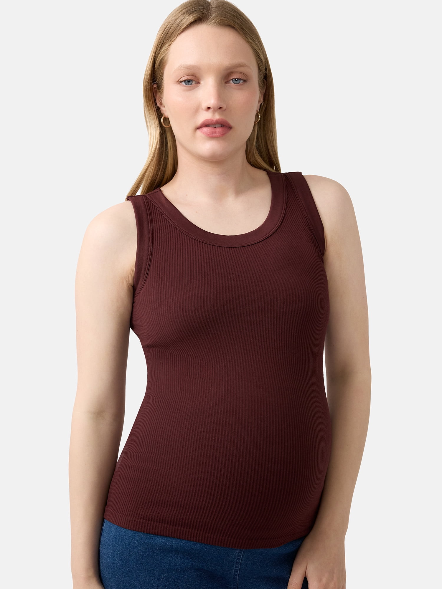 Ingrid & Isabel For Every Belly Women's Maternity Seamless Ribbed Tank Top, Sizes S-XXL