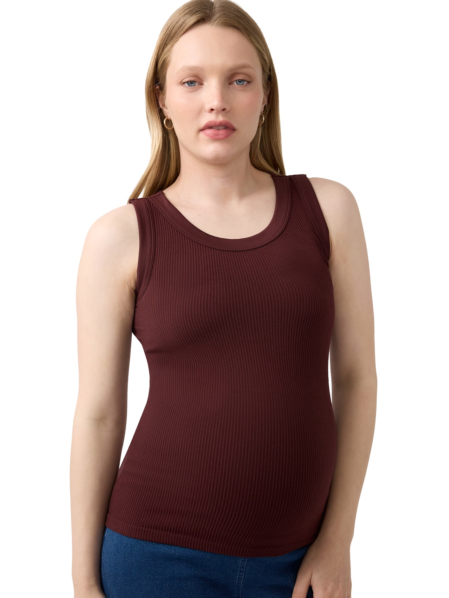 Ingrid & Isabel For Every Belly Women's Maternity Seamless Ribbed Tank Top, Sizes S-XXL