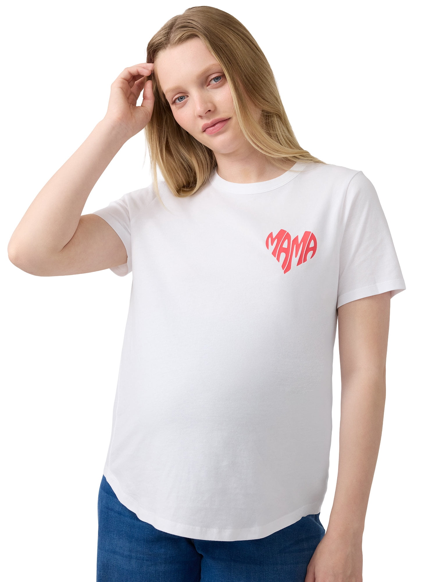 Ingrid & Isabel For Every Belly Women's Maternity Graphic Cotton T-Shirt, Sizes S-XXL