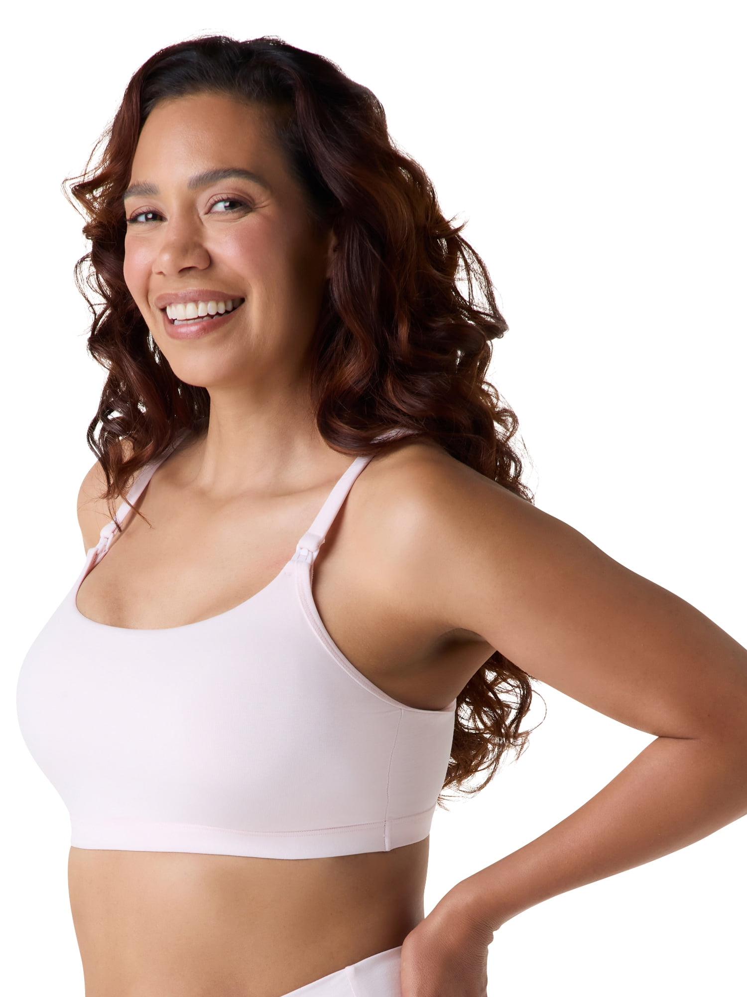Ingrid & Isabel For Every Belly Women's Maternity & Nursing Cotton Jersey Bralette, SizesS-4XL