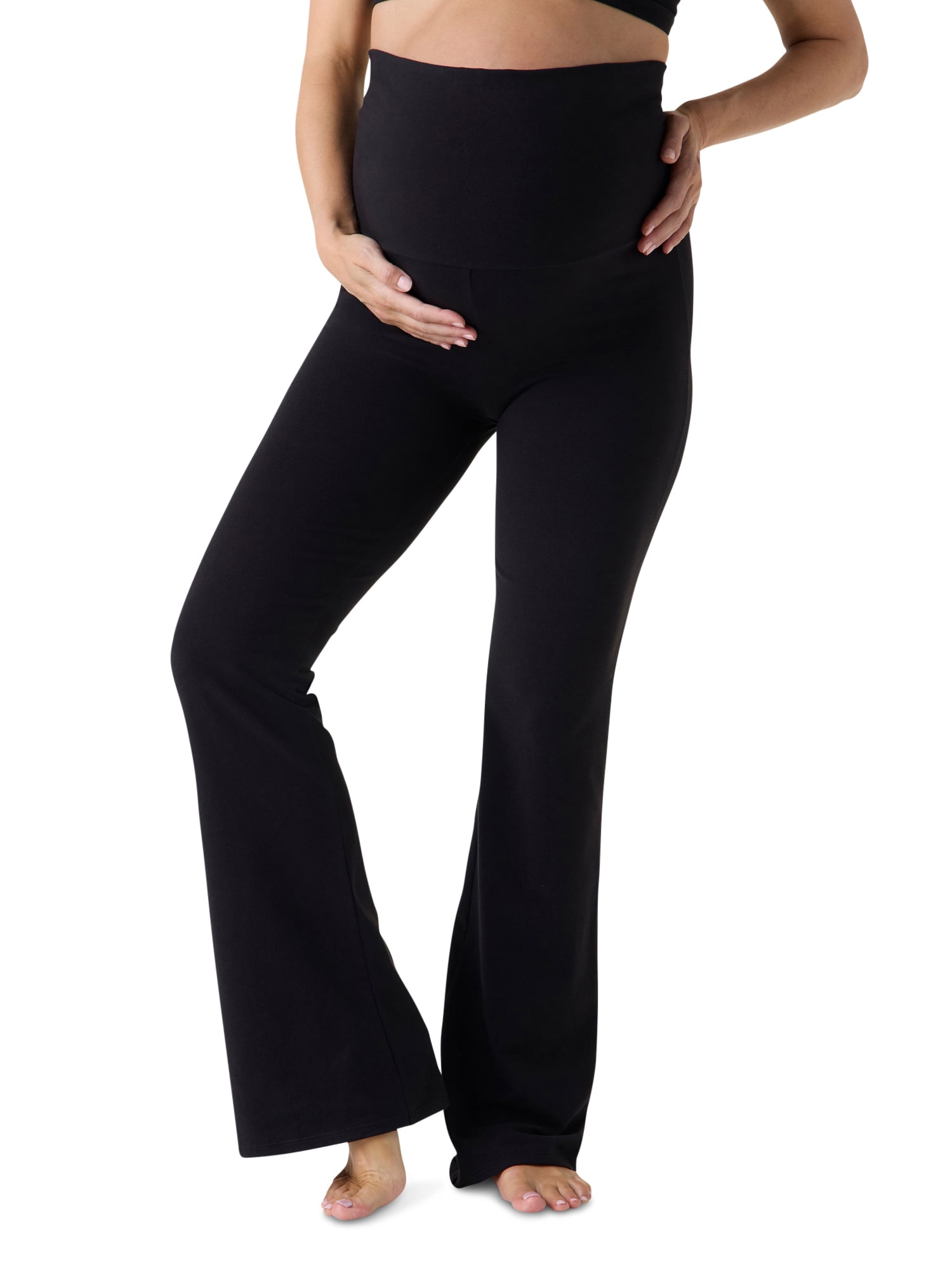 Ingrid & Isabel For Every Belly Women's Maternity Cotton Jersey Fold over Pant, Sizes S-XXXL