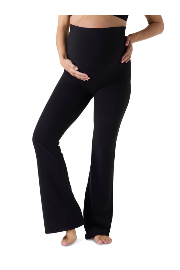 Women's Maternity Cotton Jersey Foldover Pant, Sizes S-XXXL