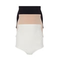 thumbnail image 1 of Ingrid & Isabel For Every Belly Women's Maternity Cotton Jersey High Waisted Brief Panties, 3-Pack, Sizes XS-4XL, 1 of 11
