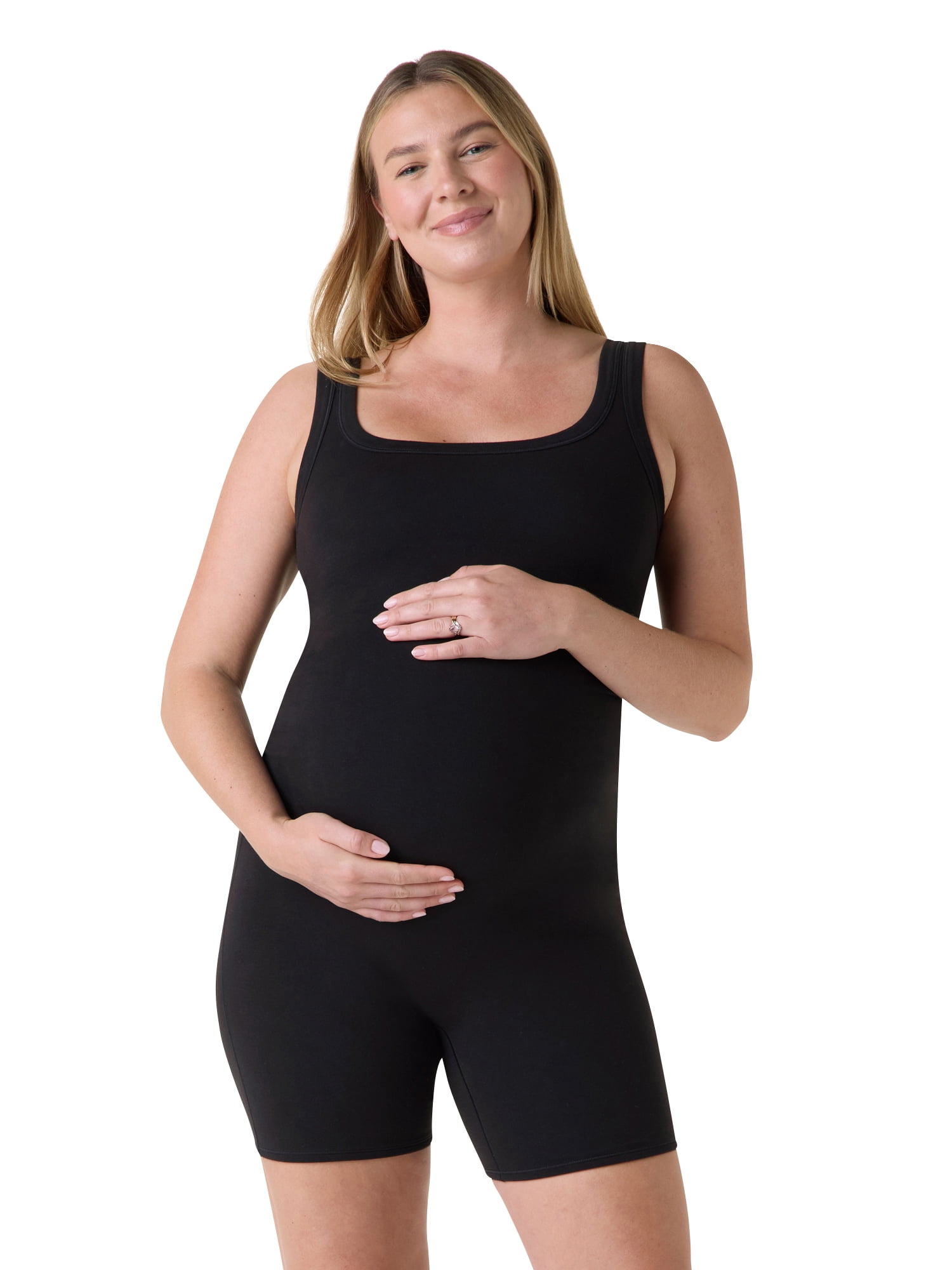 Ingrid & Isabel For Every Belly Women's Maternity Cotton Jersey Romper, Sizes S-XXXL
