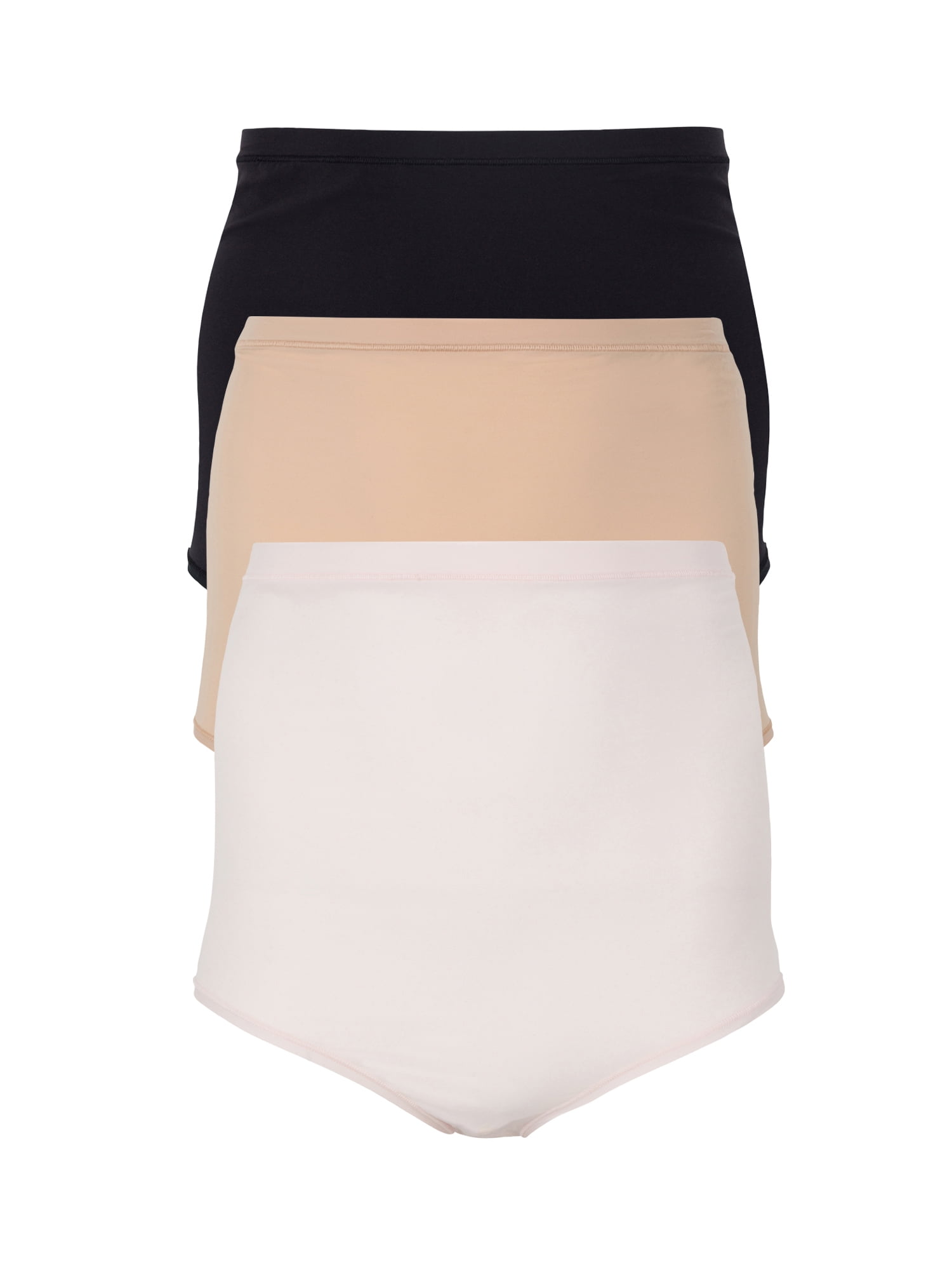Ingrid & Isabel For Every Belly Women's Flexible Comfort Maternity High Waist Brief Panties, 3-Pack, Sizes S-4XL