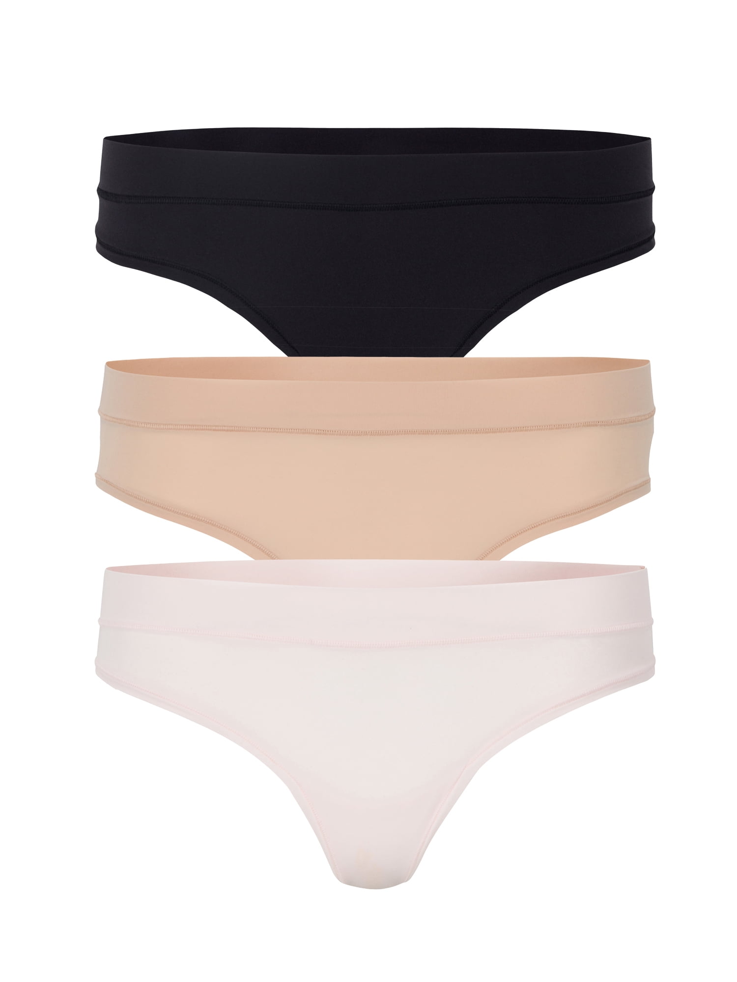 Ingrid & Isabel For Every Belly Women's Maternity Thong Panties, 3-Pack, Sizes XS-4XL