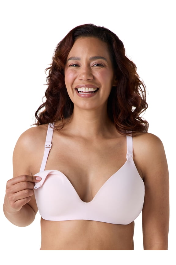 Women's Maternity & Nursing Breastfeeding Absorbent Wirefree Bra, SizesS-XXXL
