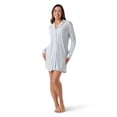 thumbnail image 1 of Ingrid & Isabel For Every Belly Women's Maternity Rib Button Down Sleepshirt, Sizes S-XXXL, 1 of 6