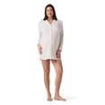 thumbnail image 1 of Ingrid & Isabel For Every Belly Women's Maternity Rib Button Down Sleepshirt, Sizes S-XXXL, 1 of 6