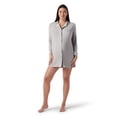 thumbnail image 1 of Ingrid & Isabel For Every Belly Women's Maternity Rib Button Down Sleepshirt, Sizes S-XXXL, 1 of 6