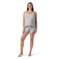 thumbnail image 1 of Ingrid & Isabel For Every Belly Women's Maternity Ribbed Henley Tank & Short Set, Sizes S-XXXL, 1 of 7