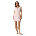 thumbnail image 1 of Ingrid & Isabel For Every Belly Women's Maternity Ribbed Henley T-Shirt Dress, Sizes S-XXXL, 1 of 6