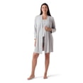 thumbnail image 1 of Ingrid & Isabel For Every Belly Women's Maternity Ribbed Robe, Sizes S-XXXL, 1 of 10