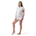 thumbnail image 1 of Ingrid & Isabel For Every Belly Women's Maternity Ribbed T-Shirt & Short Sleep Set, Sizes S-XXXL, 1 of 9