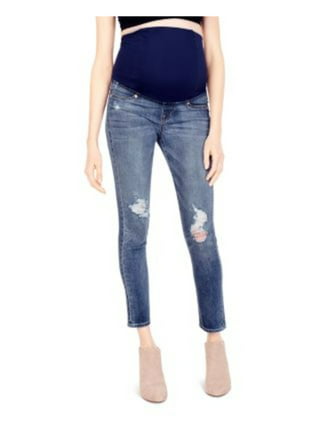 Over Belly Cropped Vintage Straight Maternity Jeans - Isabel Maternity by  Ingrid & Isabel™ Light Blue - ShopStyle