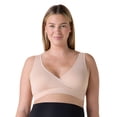 thumbnail image 1 of Ingrid & Isabel For Every Belly Women's Maternity & Nursing Seamless Crossover Bra, 2-Pack, SizesXS-4XL, 1 of 9