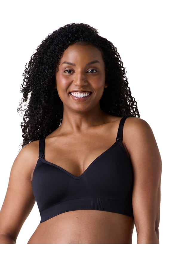 Women's Maternity & Nursing Breastfeeding Seamless Pumping Bra, SizesS-4XL
