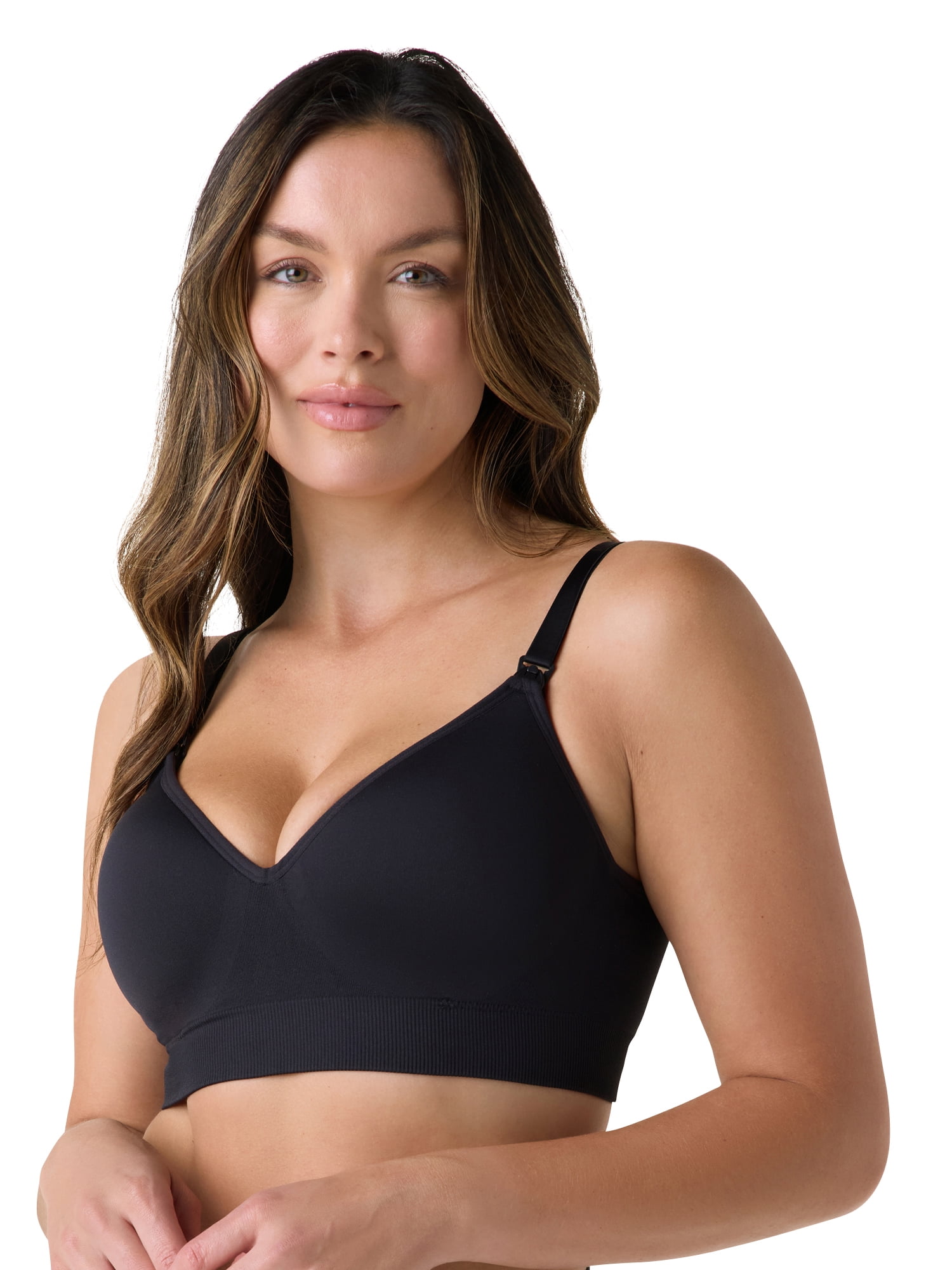 Ingrid & Isabel For Every Belly Women's Maternity & Nursing Seamless Wire free Bra, SizesS-4XL