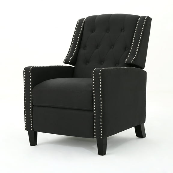 Ingrid Tufted Back Fabric Recliner Chair