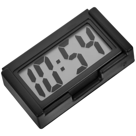 Ingridstore Compact Plastic Digital Automotive Clock, Black