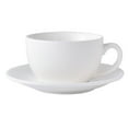 thumbnail image 1 of Ingridstore White Ceramic Espresso Coffee Cups & Saucers, 1 of 6