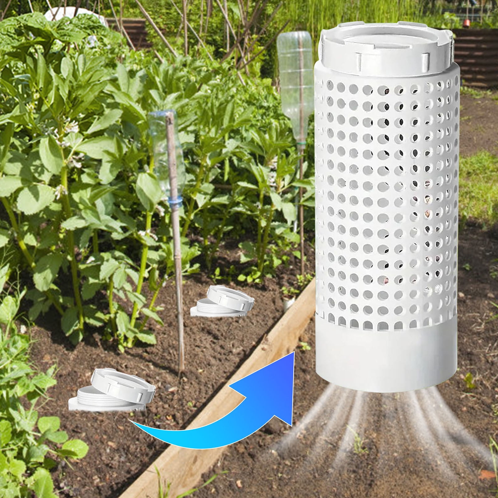 Window Compost Bed Inground Farm Composter, Outdoor Farm In-Ground-Compost-Bin, Reducing ...