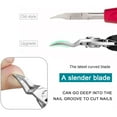 thumbnail image 1 of Ingrown Toenail Clippers Upgrade,Steel Nail Clippers for Professional Podiatrist, 1 of 6