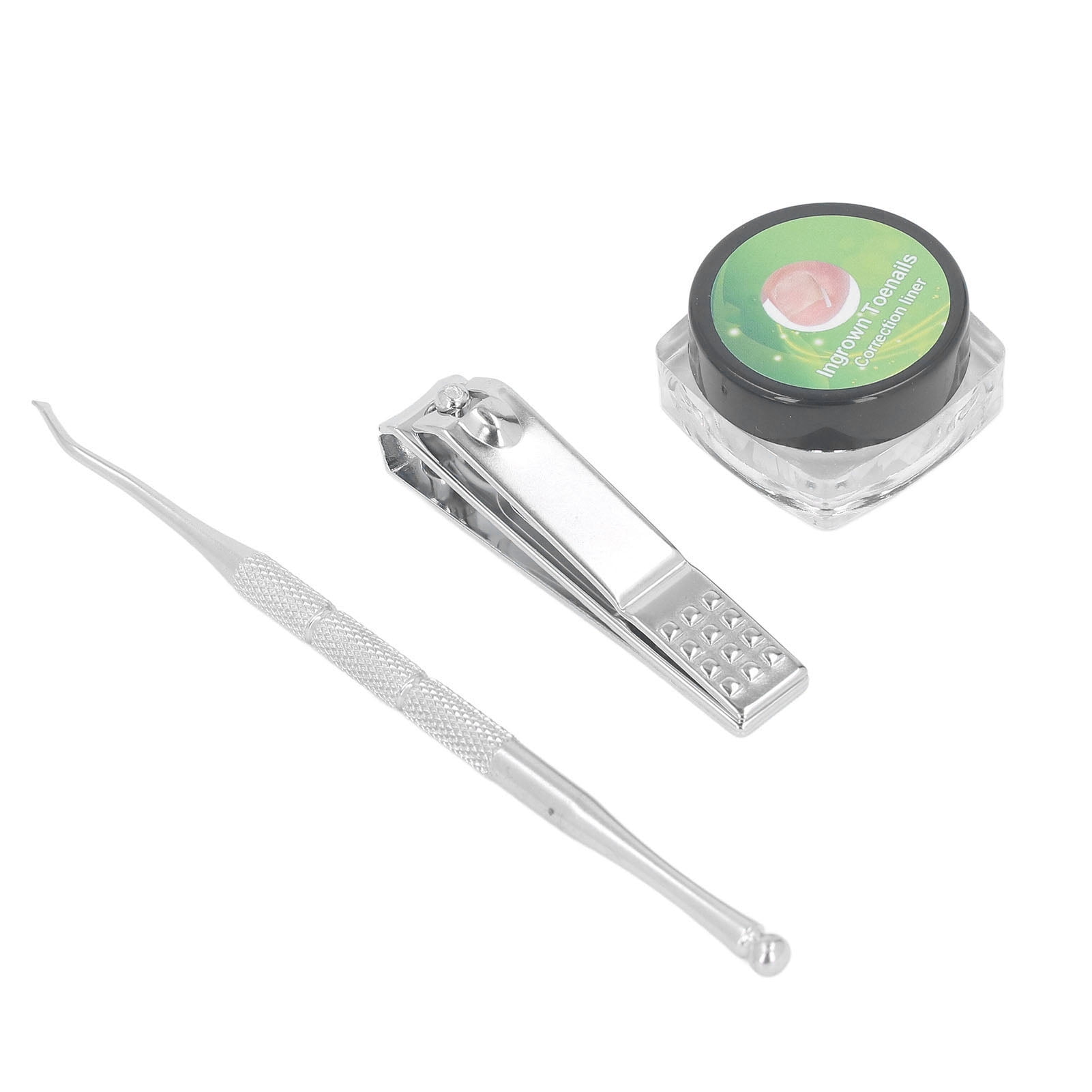 Ingrown Toenail Corrector Treatment Tool Sets 60pcs C Type Strips Curved Lifter Nail Clipper