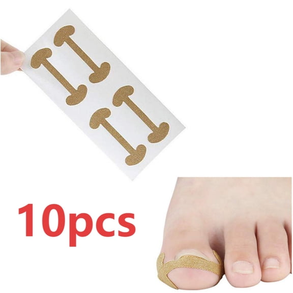 Ingrown Toenail Treatment Strips, 10 Pcs Toe Nail Correction Patch Elastic Patch Sticker Corrector Pedicure Tools Fingernail Toe Nail Care