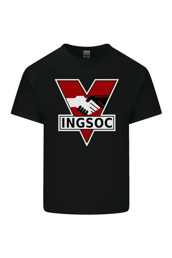 Ingsoc Propaganda Socialism 1994 Novel Inspired Political Statement Unisex T-Shirt Z7467, up to Size 5XL