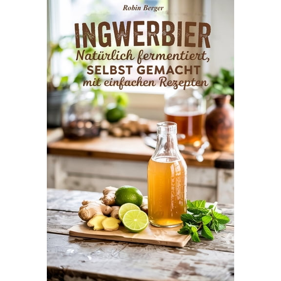 Ingwerbier Natrlich fermentiert, selbst gemacht mit einfachen Rezepten: Ingwerbier selber machen - Gesunde, hausgemacht, (Paperback)