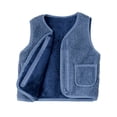 thumbnail image 1 of Ingzy Baby Girls Boys Fleece Vest Toddler Lightweight Fall Winter Warm Sleeveless Outerwear Jacket with Pockets, 1 of 8