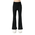 thumbnail image 1 of Ingzy Girls High Waisted Leggings Flare Pants Kids Yoga Pants Athletic Activewear Youth Bell Bottoms Casual Pants, 1 of 6