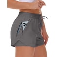 thumbnail image 1 of Women's 2-in-1 High Waisted Running Shorts | Tummy Control Anti Chafe Liner | Quick Dry Lightweight Athletic Gym Shorts with Deep Zipper Pockets, 1 of 4