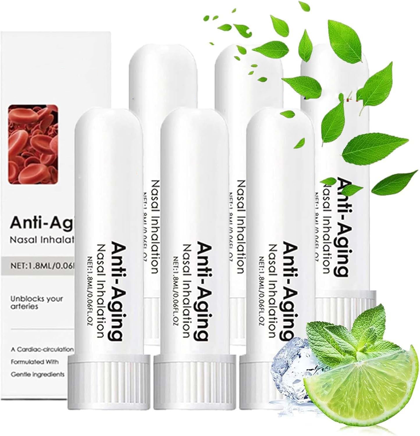 Inhaler, Memory Boost, Inhaler for Memory, Anti-Aging Nasal Inhalation for Women Men