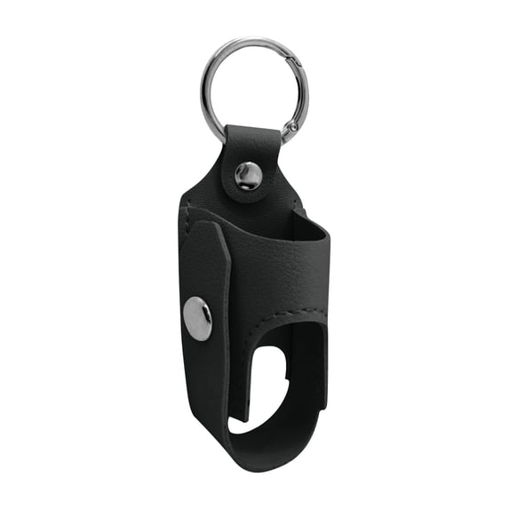 Inhaler Storage Case Keychain, Compact 9X2Cm Pu Leather Holder With Metal Buckle, Lightweight And Portable For Backpacks Purses Pockets, Convenient Quick Access For Daily Travel