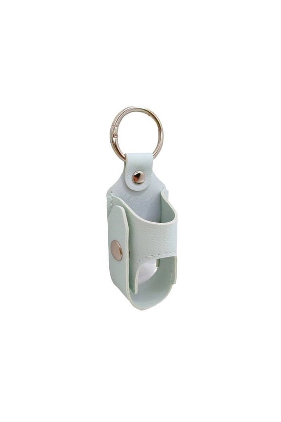 Inhaler Storage Case Keychain, Compact 9X2Cm Size For Easy Portability, Pu Leather Material With Metal Buckle, Secure And Convenient Inhaler Storage Solution