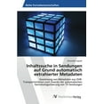 thumbnail image 1 of Inhaltssuche in Sendungen auf Grund automatisch extrahierter Metadaten (Paperback), 1 of 1