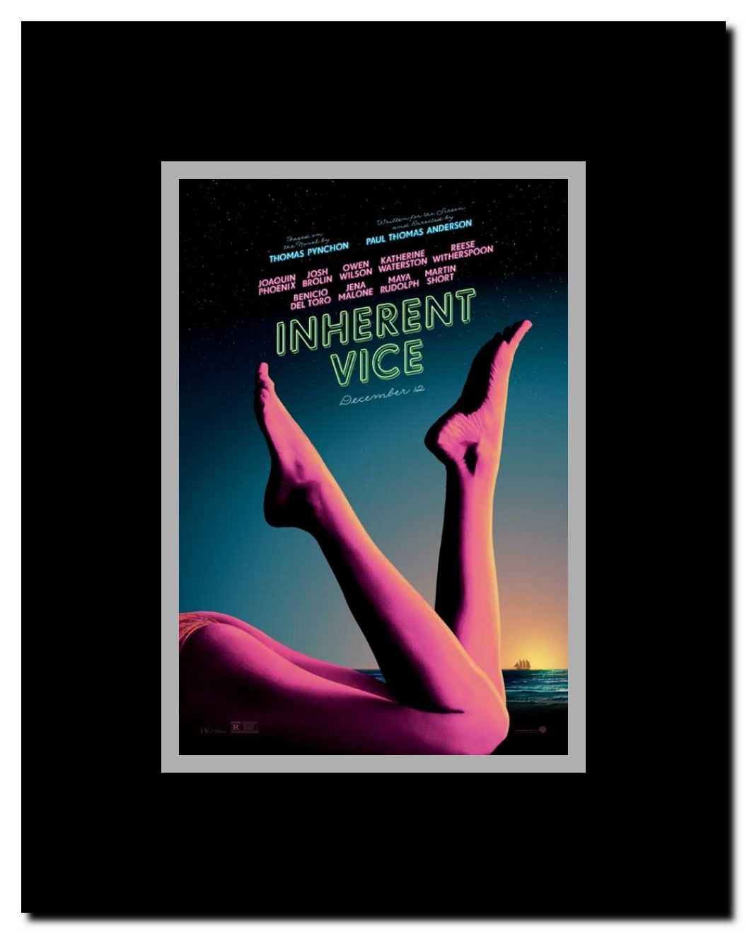 Inherent Vice Framed Movie Poster