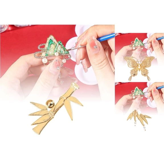 Inheritance Of Dian Cui Brooch DIY Material Kit Handmade Set Activities Dazzling Handicrafts No Imitations Complimentary Teaching Methods Animal Design Prototype Shiny Craft Package
