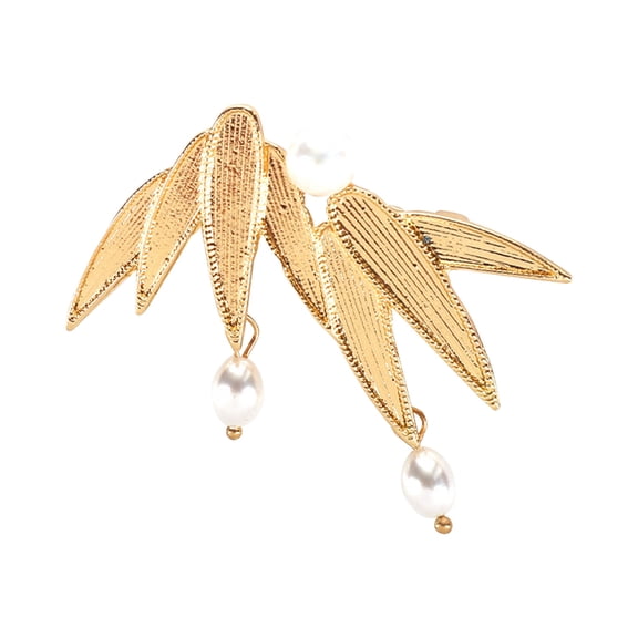 Inheritance Dian Cui Brooch DIY Material Kit Handmade Set for Arts Crafts Enthusiasts Dazzling Handicrafts Complimentary Teaching Methods,2.04×1.65 inch,GoldB